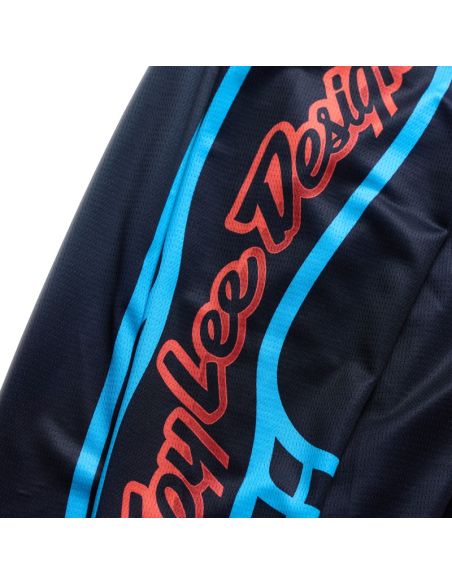 Maillot cross enfant Troy Lee Designs 2026 GP Pro Framework - Noir Bleu Cyan