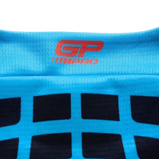 Maillot cross enfant Troy Lee Designs 2026 GP Pro Framework - Noir Bleu Cyan