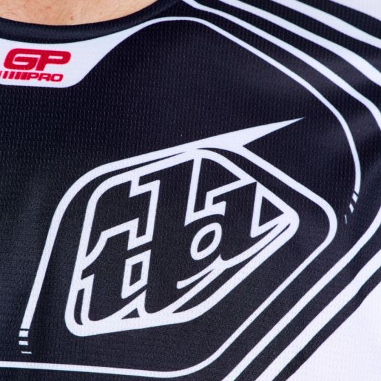 Maillot cross Troy Lee Designs 2026 GP Pro Streamline - Noir Blanc