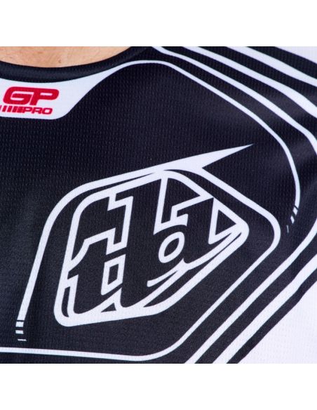 Maillot cross Troy Lee Designs 2026 GP Pro Streamline - Noir Blanc