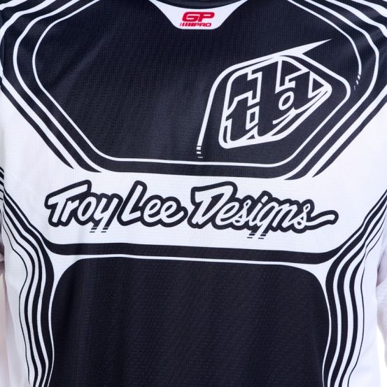 Maillot cross Troy Lee Designs 2026 GP Pro Streamline - Noir Blanc