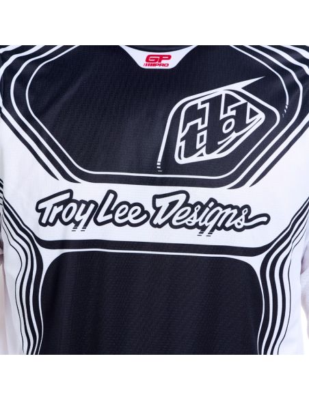 Maillot cross Troy Lee Designs 2026 GP Pro Streamline - Noir Blanc