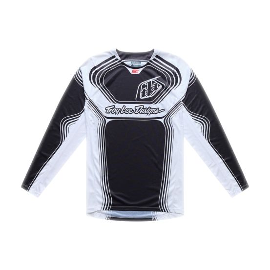 Maillot cross Troy Lee Designs 2026 GP Pro Streamline - Noir Blanc