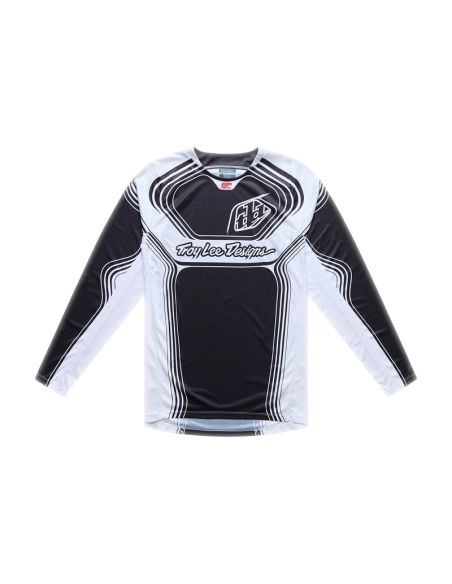 Maillot cross Troy Lee Designs 2026 GP Pro Streamline - Noir Blanc