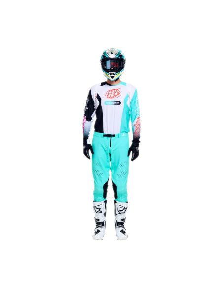 Maillot cross Troy Lee Designs 2026 SE Pro Sever - Blanc Bleu