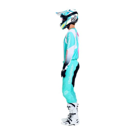 Maillot cross Troy Lee Designs 2026 SE Pro Sever - Blanc Bleu