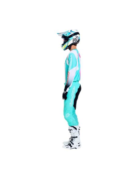 Maillot cross Troy Lee Designs 2026 SE Pro Sever - Blanc Bleu