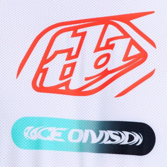 Maillot cross Troy Lee Designs 2026 SE Pro Sever - Blanc Bleu