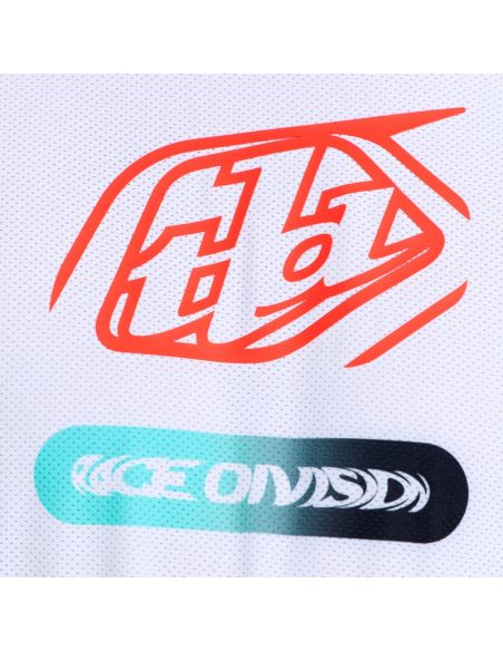 Maillot cross Troy Lee Designs 2026 SE Pro Sever - Blanc Bleu