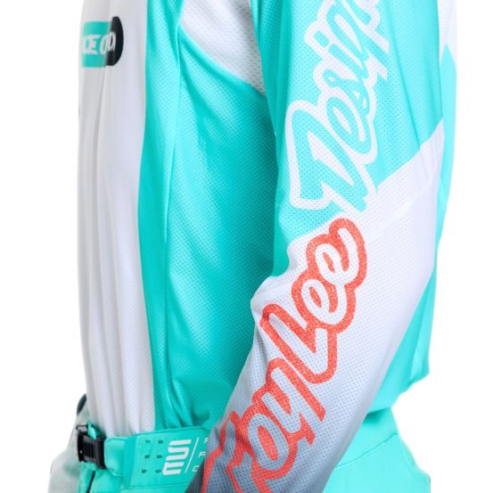 Maillot cross Troy Lee Designs 2026 SE Pro Sever - Blanc Bleu