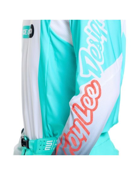 Maillot cross Troy Lee Designs 2026 SE Pro Sever - Blanc Bleu