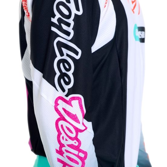 Maillot cross Troy Lee Designs 2026 SE Pro Sever - Blanc Bleu