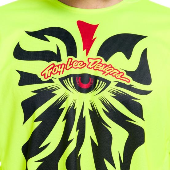 Maillot cross Troy Lee Designs 2026 GP Pro Cyclops - Jaune fluo