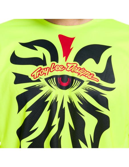 Maillot cross Troy Lee Designs 2026 GP Pro Cyclops - Jaune fluo