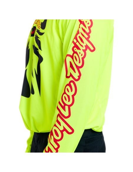 Maillot cross Troy Lee Designs 2026 GP Pro Cyclops - Jaune fluo