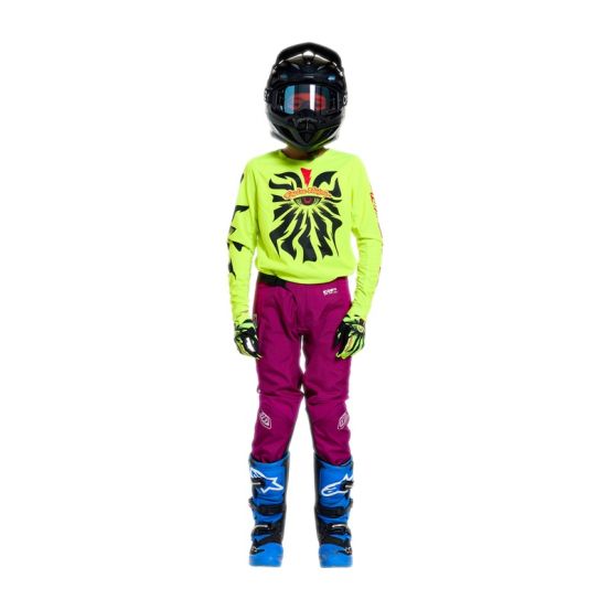 Maillot cross enfant Troy Lee Designs 2026 GP Pro Cyclops - Jaune fluo