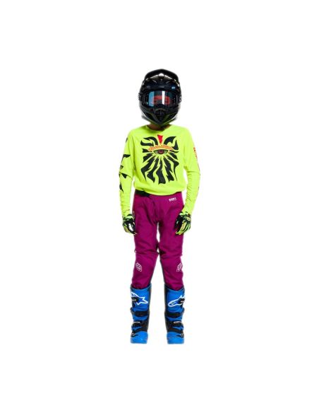 Maillot cross enfant Troy Lee Designs 2026 GP Pro Cyclops - Jaune fluo