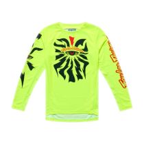 Maillot cross enfant Troy Lee Designs 2026 GP Pro Cyclops - Jaune fluo