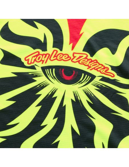 Maillot cross enfant Troy Lee Designs 2026 GP Pro Cyclops - Jaune fluo