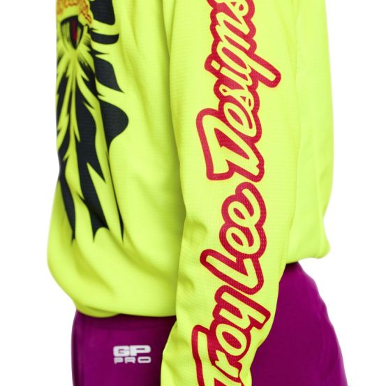 Maillot cross enfant Troy Lee Designs 2026 GP Pro Cyclops - Jaune fluo