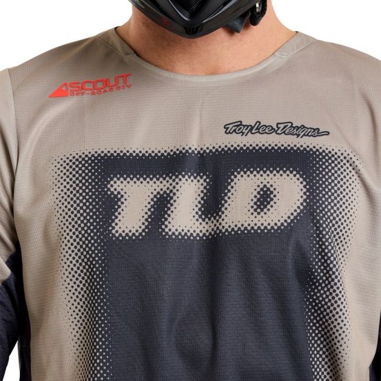 Maillot cross Troy Lee Designs 2026 Scout GP Pro Fade Out - Timber Marron