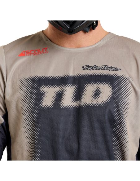 Maillot cross Troy Lee Designs 2026 Scout GP Pro Fade Out - Timber Marron