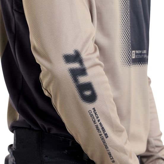 Maillot cross Troy Lee Designs 2026 Scout GP Pro Fade Out - Timber Marron