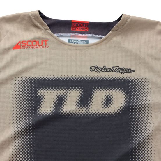 Maillot cross Troy Lee Designs 2026 Scout GP Pro Fade Out - Timber Marron