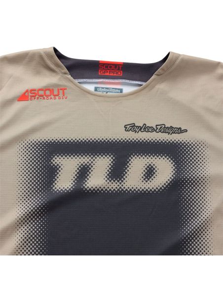 Maillot cross Troy Lee Designs 2026 Scout GP Pro Fade Out - Timber Marron