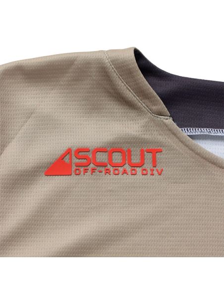Maillot cross Troy Lee Designs 2026 Scout GP Pro Fade Out - Timber Marron