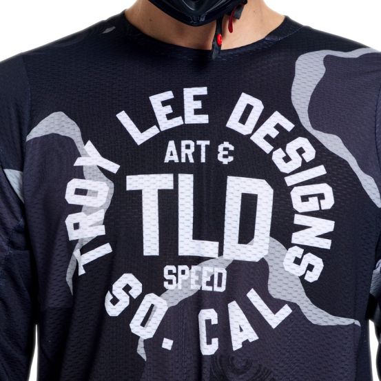 Maillot cross Troy Lee Designs 2026 GP Pro Air Camo - Noir