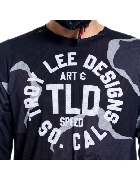 Maillot cross Troy Lee Designs 2026 GP Pro Air Camo - Noir