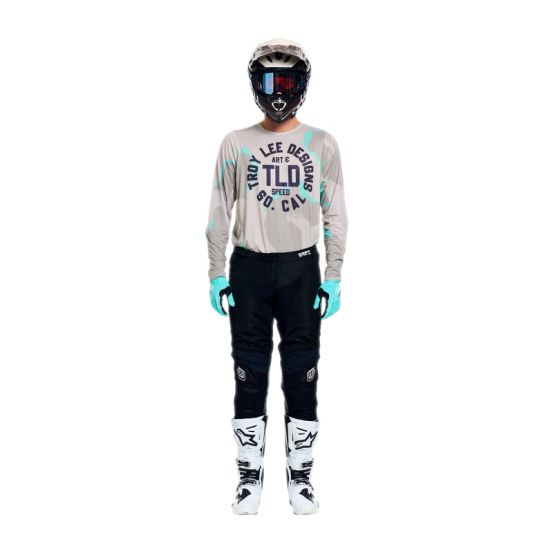 Maillot cross Troy Lee Designs 2026 GP Pro Air Camo - Aqua Désert