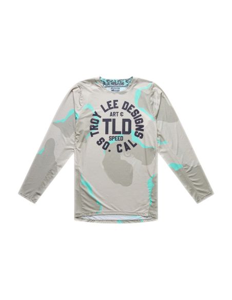 Maillot cross Troy Lee Designs 2026 GP Pro Air Camo - Aqua Désert