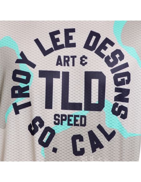 Maillot cross Troy Lee Designs 2026 GP Pro Air Camo - Aqua Désert
