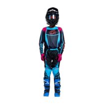 Maillot cross enfant Troy Lee Designs 2026 GP Pro Framework - Noir Bleu Cyan