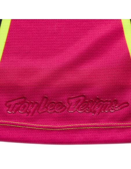 Maillot cross enfant Troy Lee Designs 2026 GP Pro Roller - Jaune fluo Fuchsia