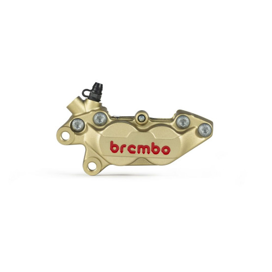 Étrier de frein avant P4 30-34 BREMBO Or - gauche - Entraxe 40mm coulé