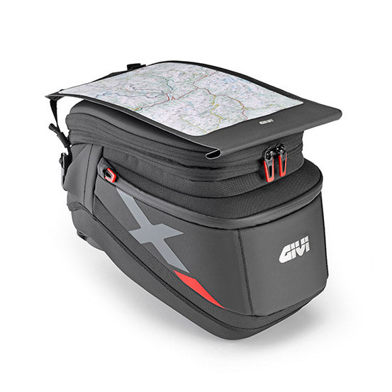 Sacoche de réservoir Givi XL05B Tanklock extensible DE 15 à 18 L - Honda Africa Twin / Triumph Tiger 1200 GT