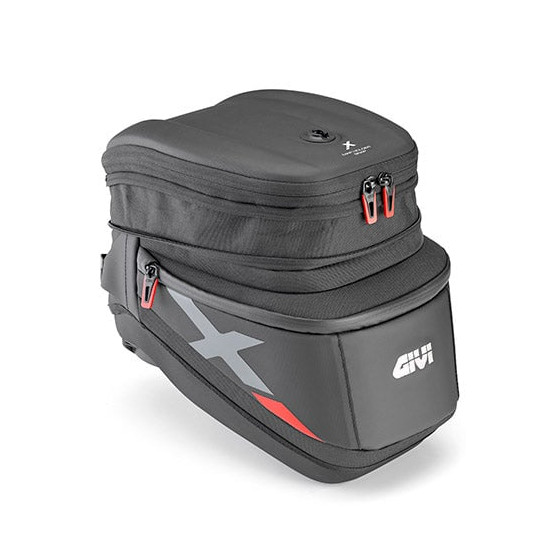 Sacoche de réservoir Givi XL05B Tanklock extensible DE 15 à 18 L - Honda Africa Twin / Triumph Tiger 1200 GT