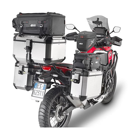 Sacoche de réservoir Givi XL05B Tanklock extensible DE 15 à 18 L - Honda Africa Twin / Triumph Tiger 1200 GT