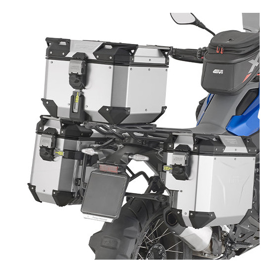 Top case Givi Monokey OBKEV42AA Trekker Outback EVO 42 Litres - Aluminium anodisé