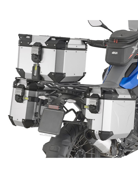 Top case Givi Monokey OBKEV42AA Trekker Outback EVO 42 Litres - Aluminium anodisé