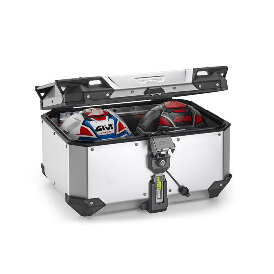 Top case Givi Monokey OBKEV58AA Trekker Outback EVO 58 Litres - Aluminium anodisé