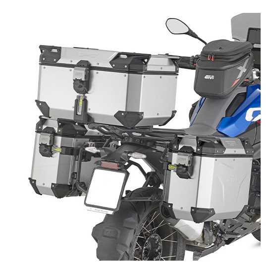 Top case Givi Monokey OBKEV58AA Trekker Outback EVO 58 Litres - Aluminium anodisé