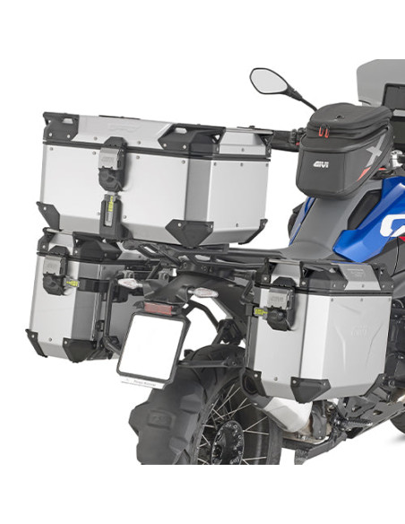 Top case Givi Monokey OBKEV58AA Trekker Outback EVO 58 Litres - Aluminium anodisé