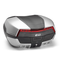 Top case Givi Monokey V58N2 Maxia 5 58 Litres - Noir / Gris / Rouge