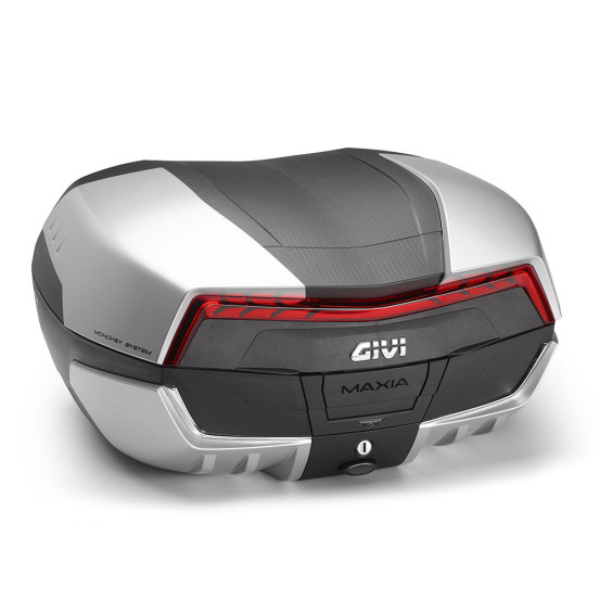 Top case Givi Monokey V58N2 Maxia 5 58 Litres - Noir / Gris / Rouge
