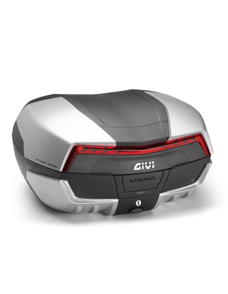 Top case Givi Monokey V58N2 Maxia 5 58 Litres - Noir / Gris / Rouge
