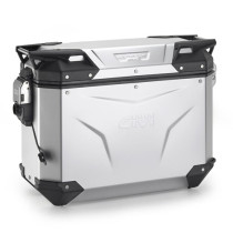 Valise latérale Givi Monokey OBKEV37AAL Trekker Outback EVO 37 Litres gauche - Aluminium anodisé 2